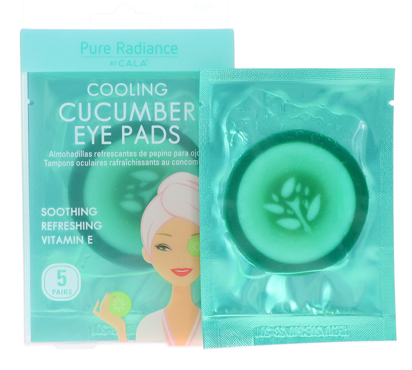 CALA Cooling Cucumber Eye Mask Patches Spa (Pack of 5)