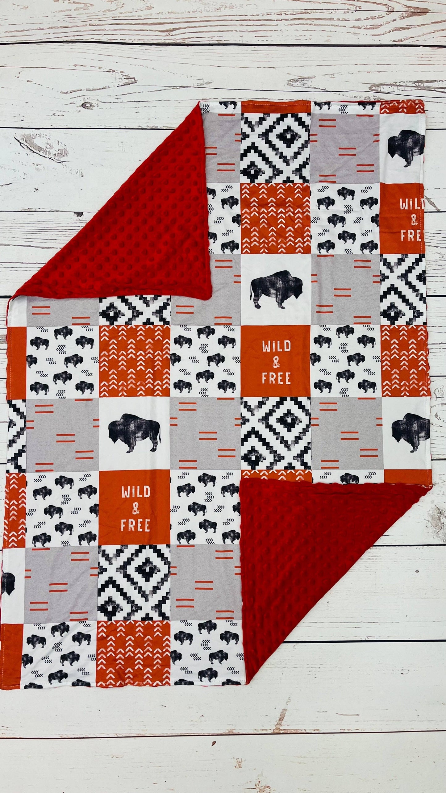 Wild and Free Baby Cows Blanket