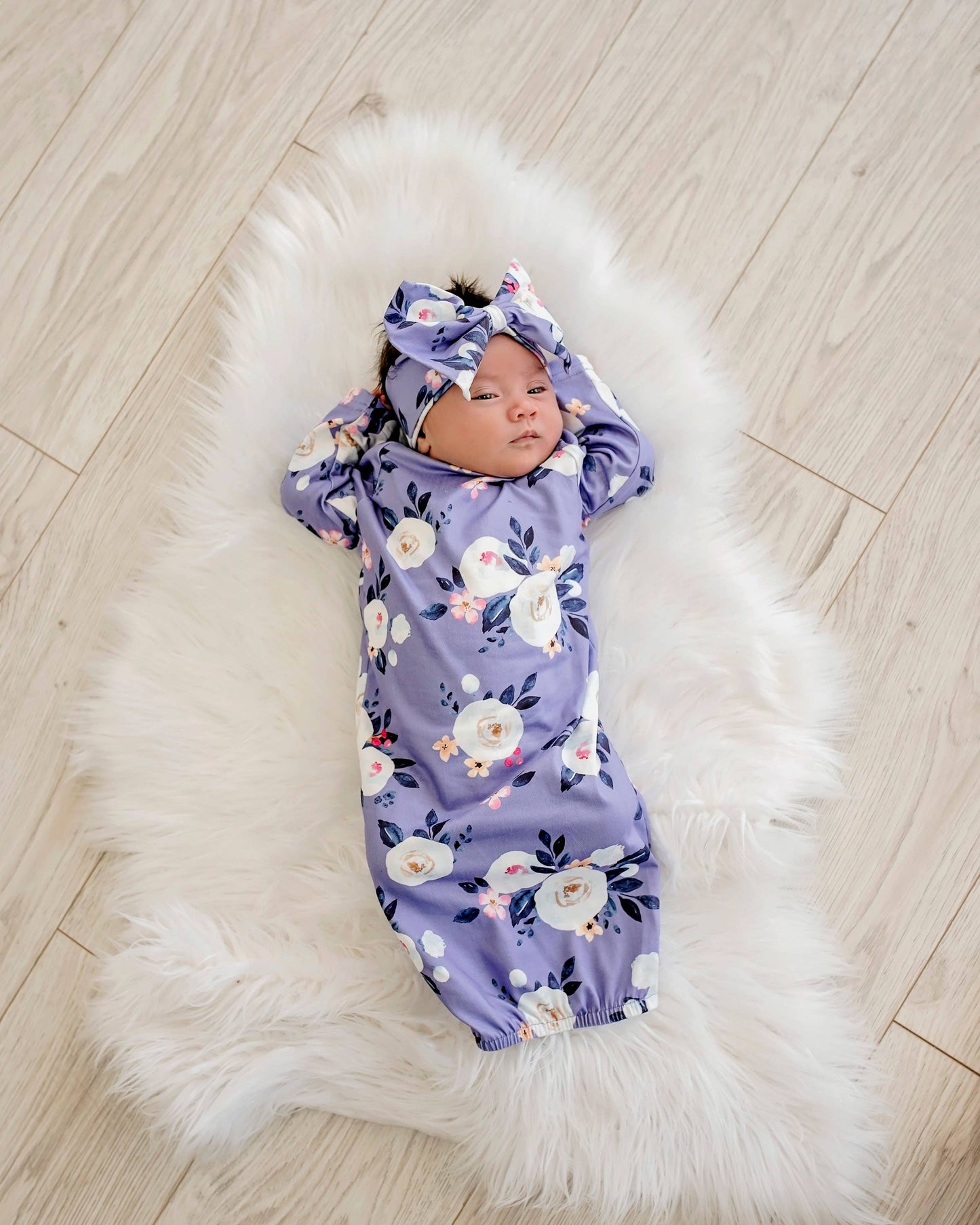 Lavender Baby Gown
