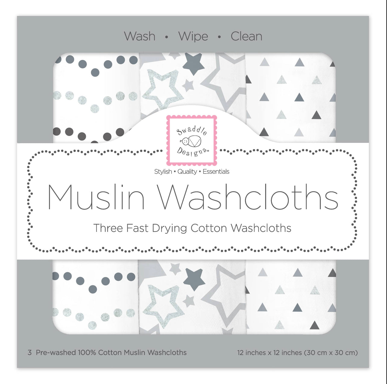 Premium Muslin Washcloths (3 Pack)